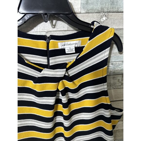 Women’s Liz Claiborne Sleeveless Dress Multicolored Size 6 - Picture 7 of 14